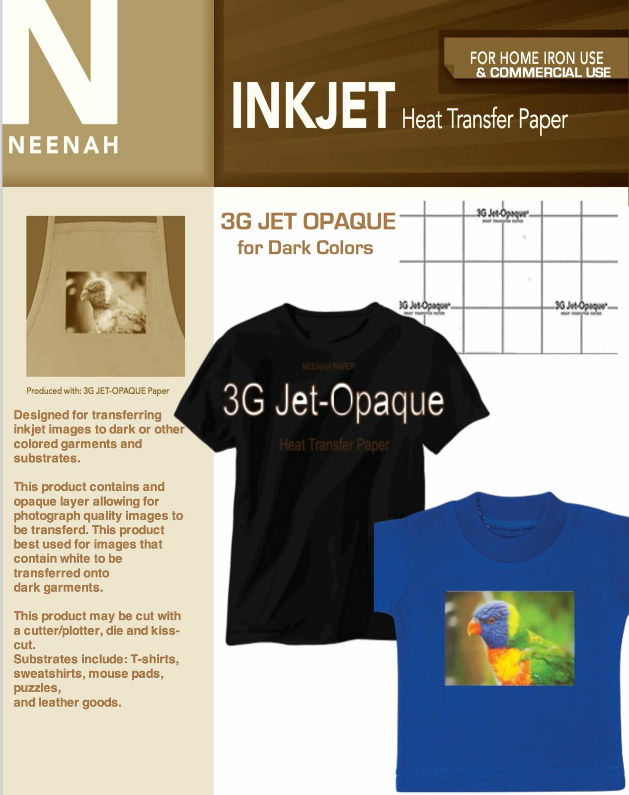 8.5 x 14 Neenah 3G+ JET-OPAQUE