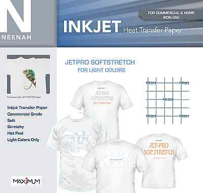 JetPro SoftStretch Light Inkjet Heat Transfer Paper